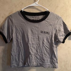 NWOT Cropped tee